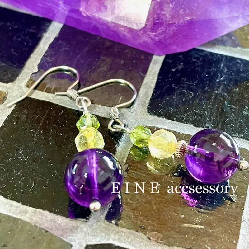 パワーストーン　ピアス